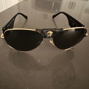 Versace Aviator Sunglasses